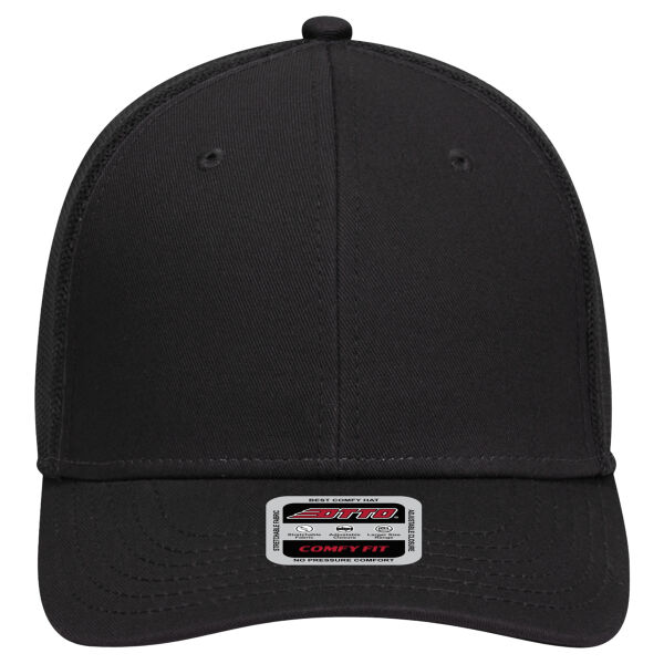 OTTO CAP® OTTO COMFY FIT® 6 Panel Low Profile Mesh Back Trucker Hat Thumbnail