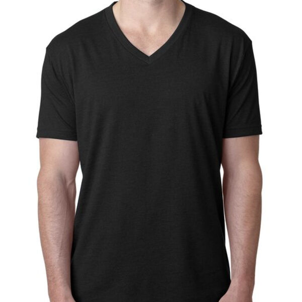 Men's CVC V-Neck T-Shirt Thumbnail