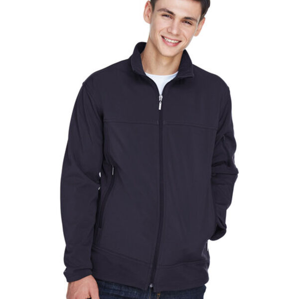 Men's Three-Layer Fleece Bonded Performance Soft Shell Jacket Thumbnail