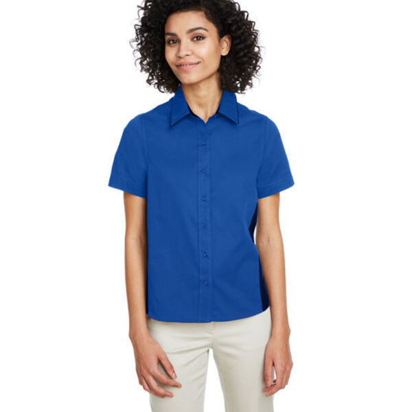 Ladies' Flash IL Colorblock Short Sleeve Shirt Thumbnail
