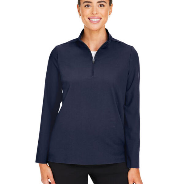 CrownLux Performance® Ladies' Windsor Welded Quarter-Zip Thumbnail