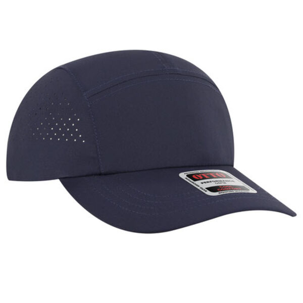 OTTO CAP® 5 Panel Running Hat w/ Elastic Soft Visor Thumbnail