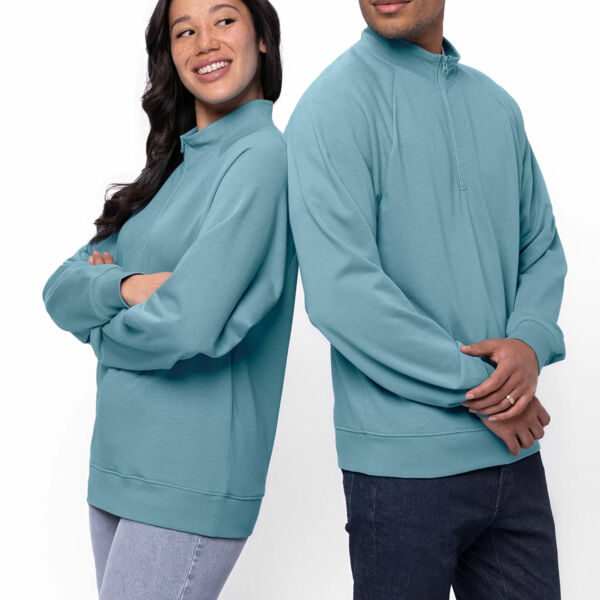 KOI® ELEMENT CVC FRENCH TERRY 1/4 ZIP Thumbnail