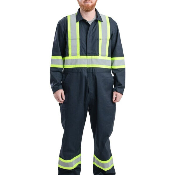 Safety Striped Gasket Unlined Coverall Thumbnail