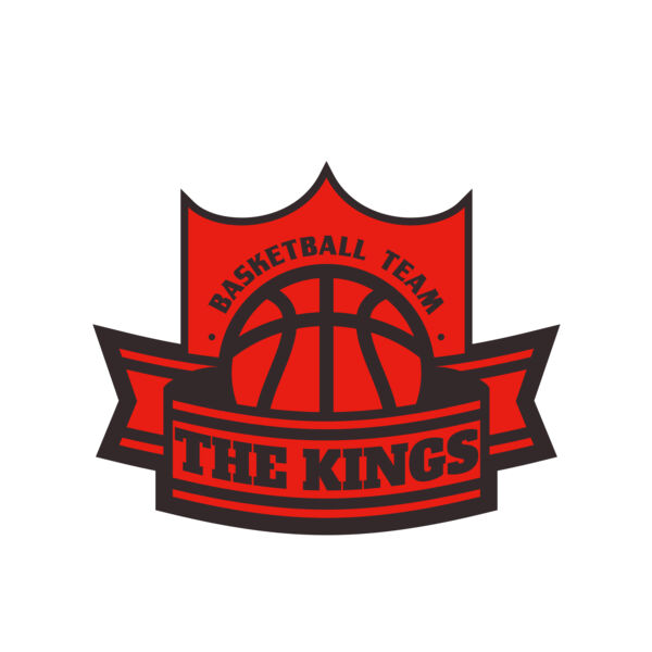 The Kings Basketball team Logo Template Thumbnail