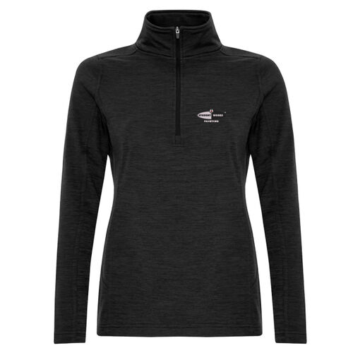 SWPE - ATC™ DYNAMIC HEATHER FLEECE 1/2 ZIP LADIES' SWEATSHIRT Thumbnail